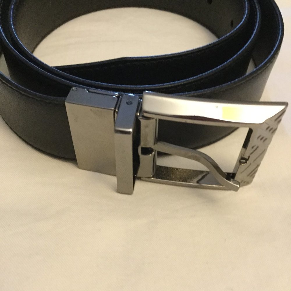 Burberry Reverseable Belt Black Brown Size 42